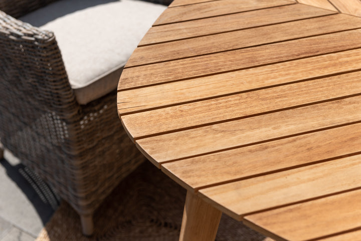Jade 115x115cm Square Teak Dining Table - Lifestyle Garden