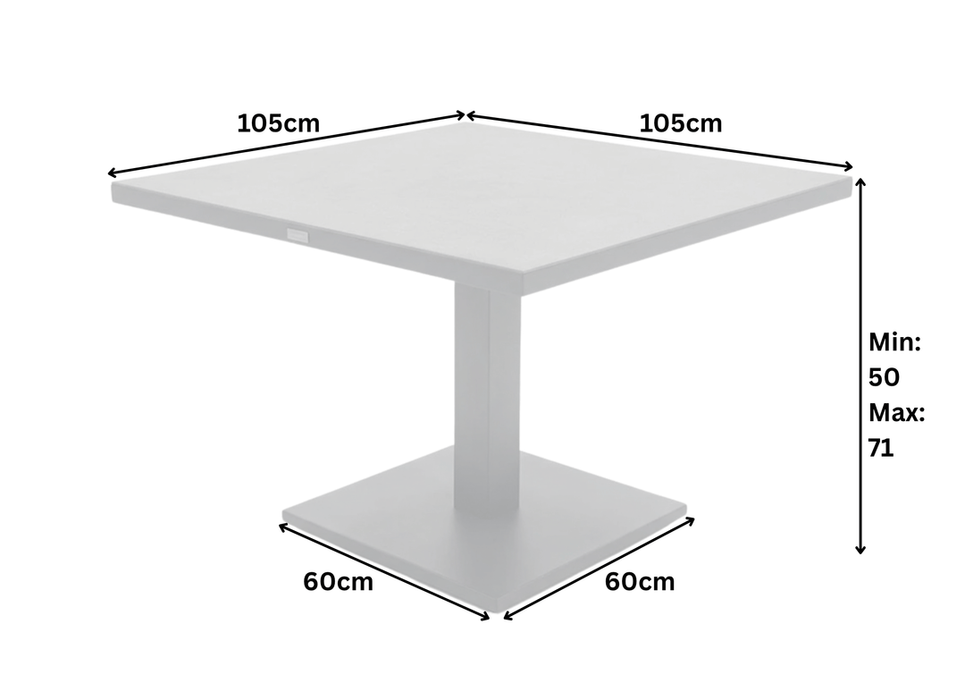 Caesar Corner Set with Rise & Fall Table | KENT ONLY DELIVERY