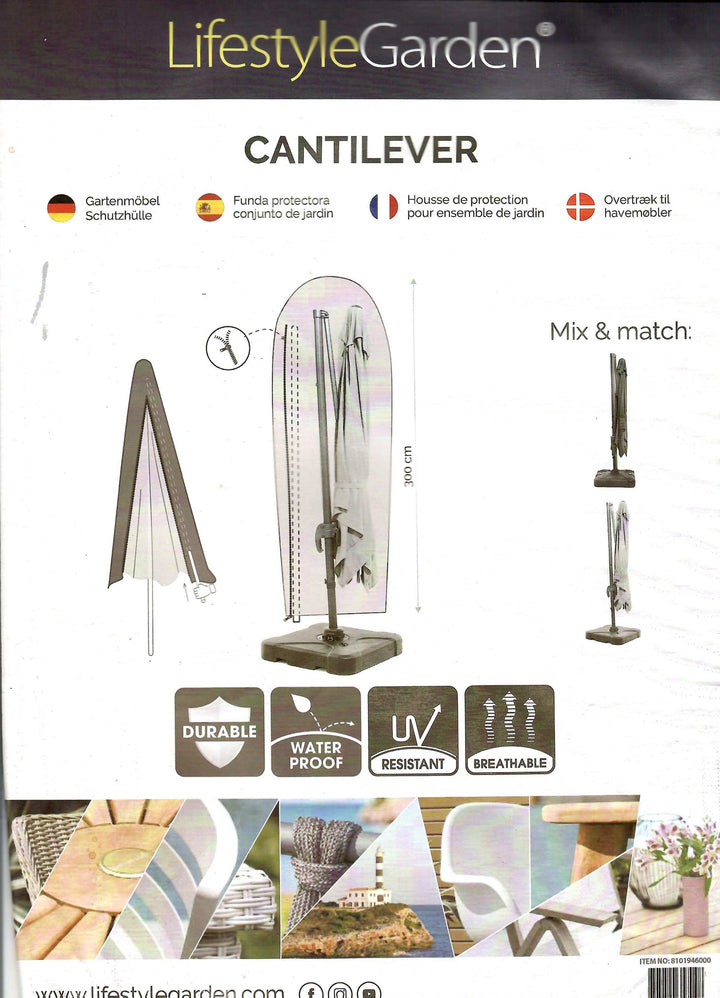 Lifestyle Garden Cantilever Parasol Cover