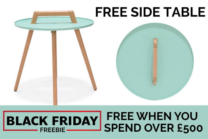 BLACK FRIDAY FREEBIE Lifestyle Garden Nassau 50cm Coffee Table - Mint FREE WHEN YOU SPEND OVER £500