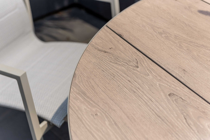Lifestyle Garden Urbanite Light Deluxe Padded 6 Seat Round Dining Set