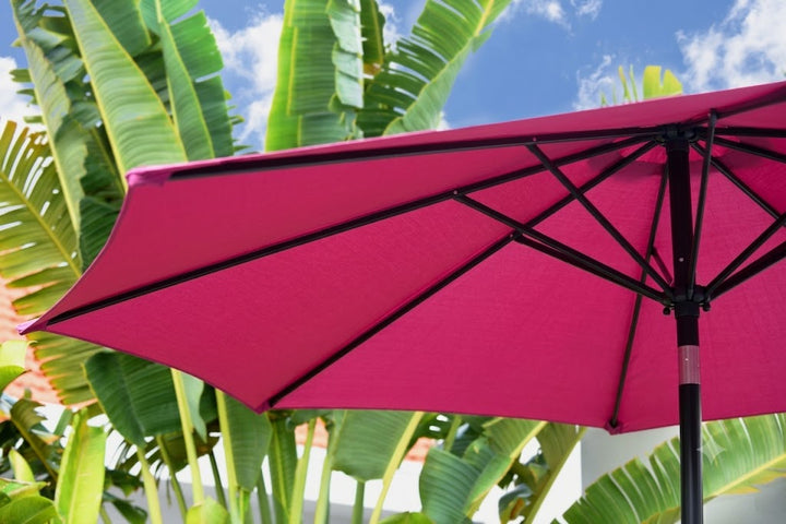 2.7m Aluminium Crank & Tilt Garden Parasol – Available in 10 Colours