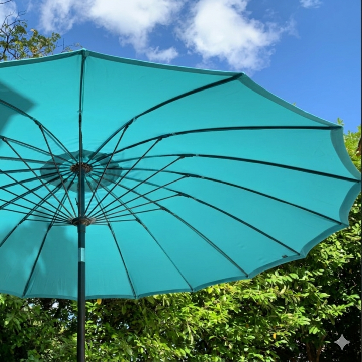 2.7m Shanghai Crank & Tilt Garden Parasol – Available in 10 Colours