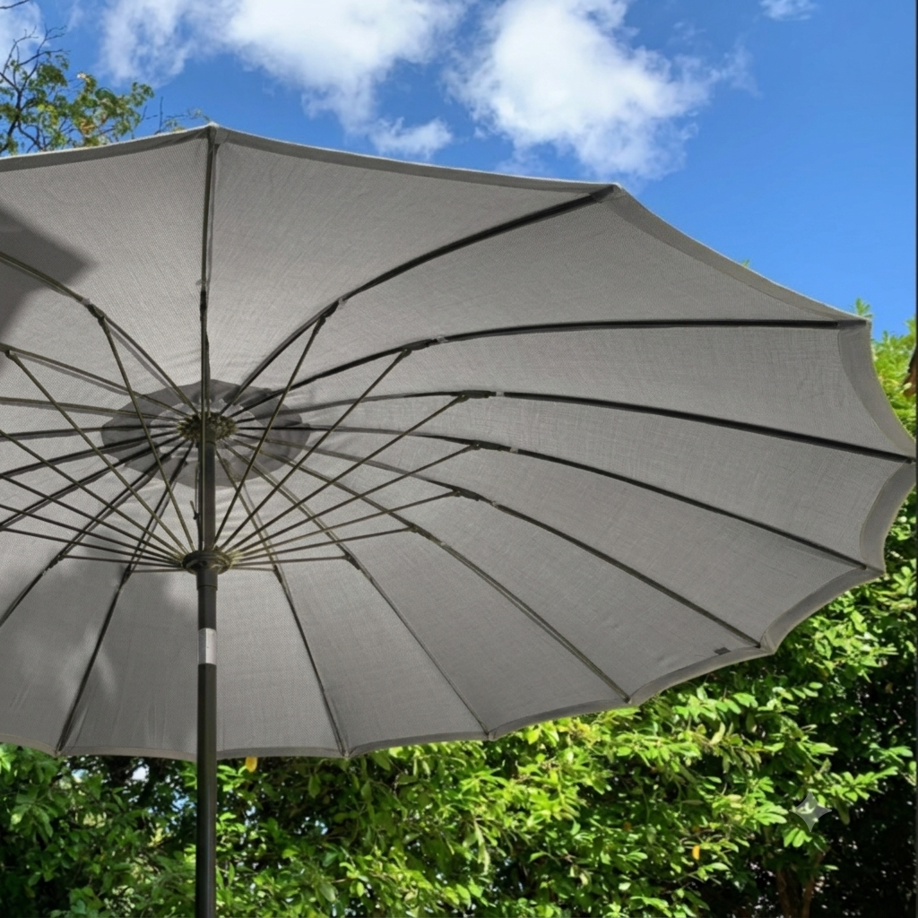 2.7m Shanghai Crank & Tilt Garden Parasol – Available in 10 Colours
