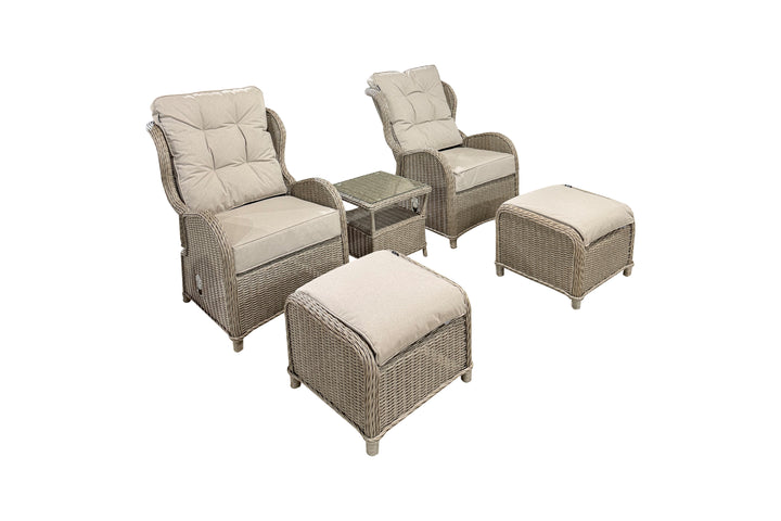 Cotswold Reclining Companion Set - Light Oak