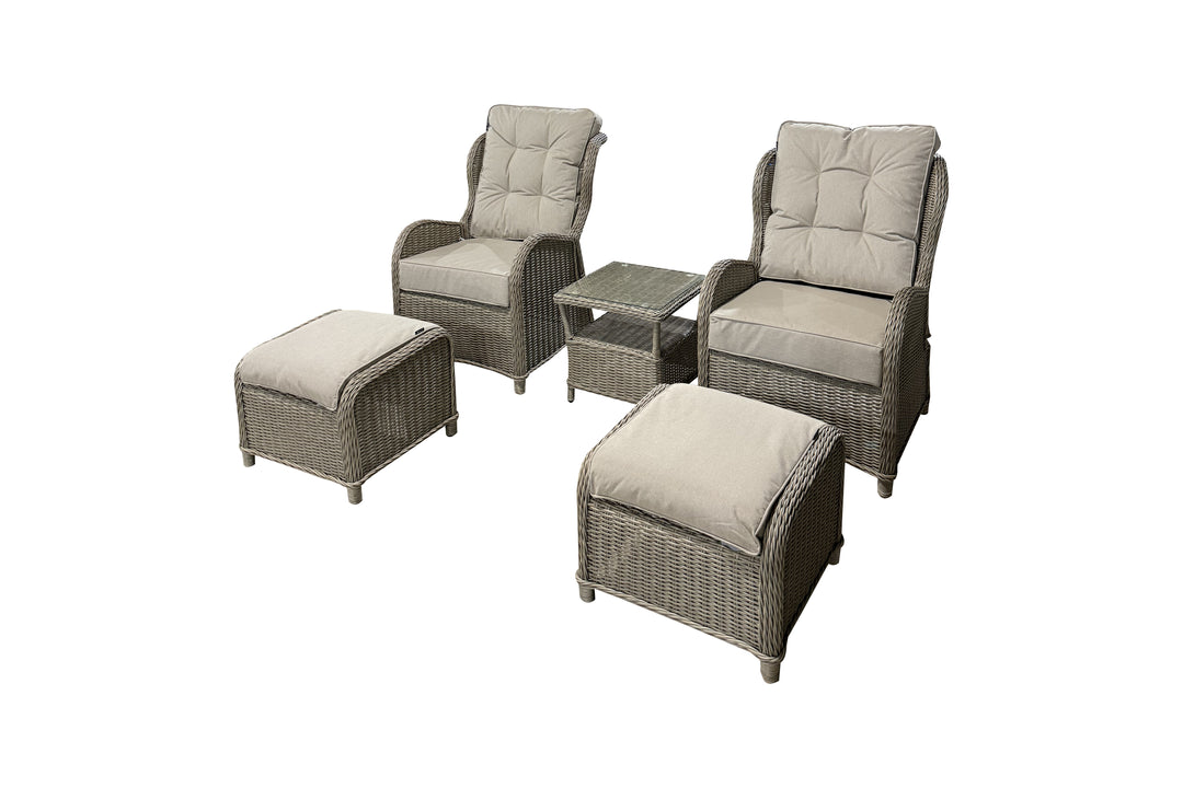 Cotswold Reclining Companion Set - Light Oak