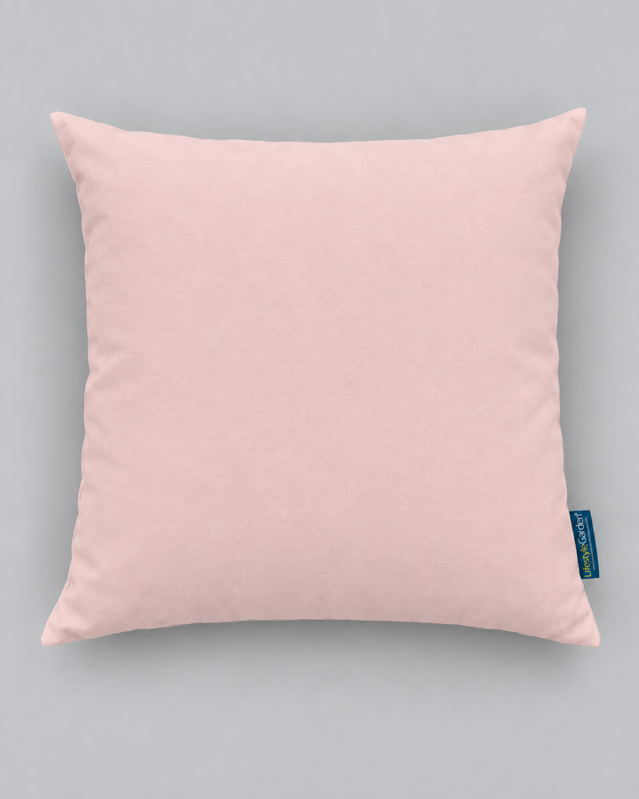 Pale Pink Outdoor Scatter Cushion 35x35cm - Lifestyle Garden