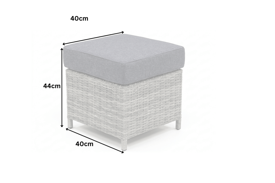 Luna Rattan Outdoor Corner Sofa Set with Rise & Fall Table - Dark Willow