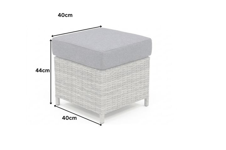 Luna Rattan Outdoor Corner Sofa Set with Rise & Fall Table - Dark Willow