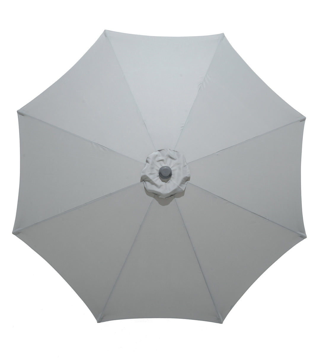 BLACK FRIDAY BUNDLE - Urbanite Dark Deluxe High Back 6 Seat Dining Set With Parasol and Base