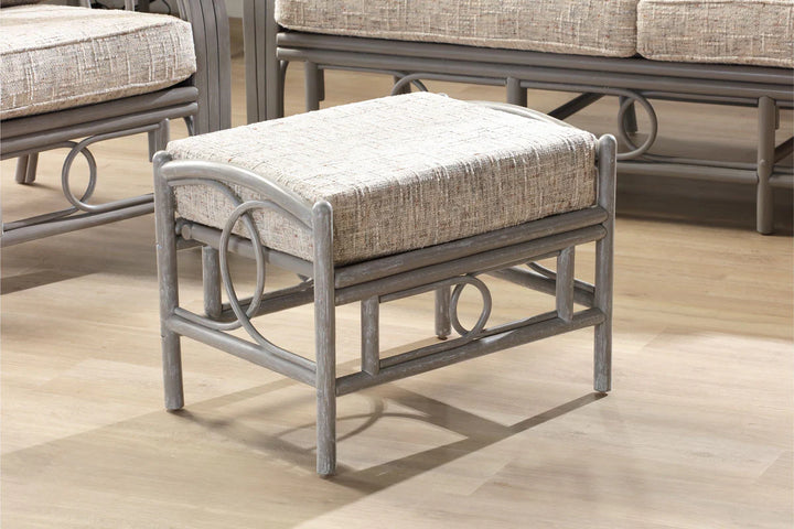 Madrid Footstool - Grey