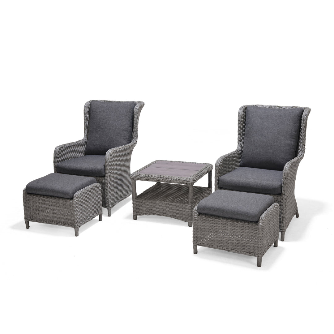 Martinique Dark Deluxe Chair Set