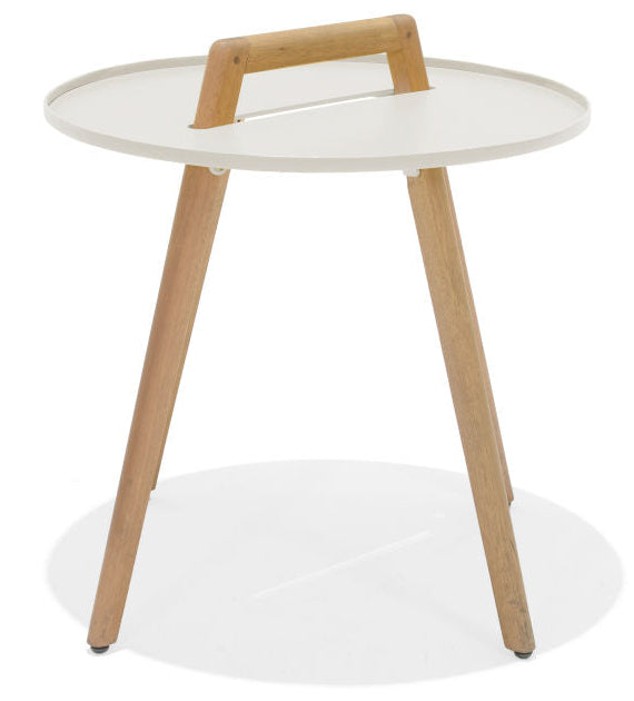 Lifestyle Garden Nassau-Onyx 2 Seater Round Coffee Set - Coral Sand