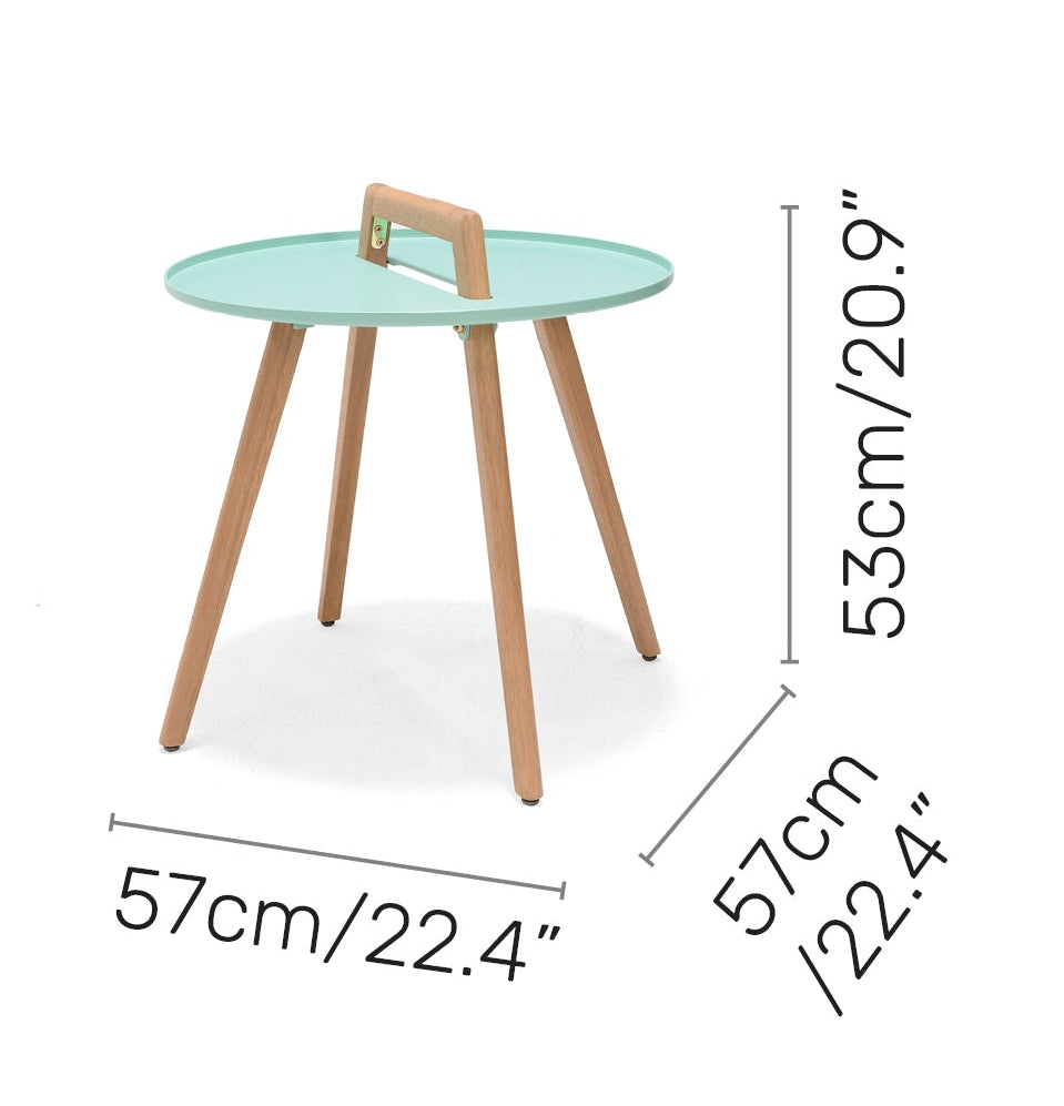 Lifestyle Garden Nassau 50cm Coffee Table - Mint