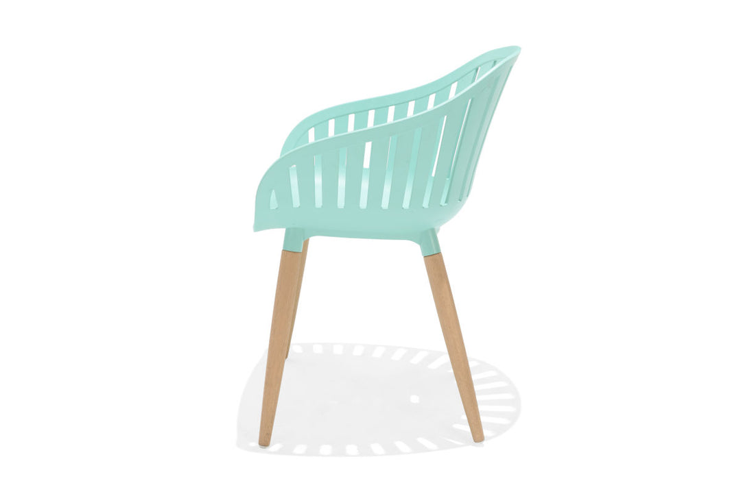 Nassau 2 Seater Round Coffee Set - Mint Green