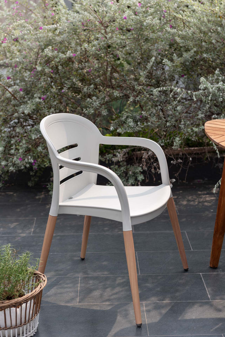 2x Onyx stacking chair- Social Plastic® Coral Sand