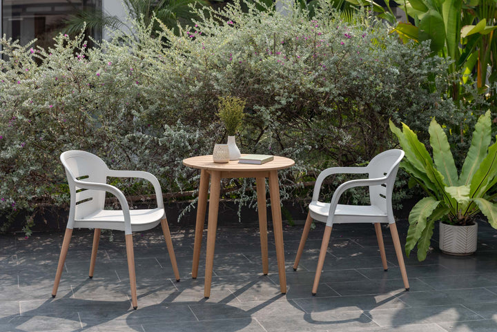 Onyx 66cm Bistro Set – Social Plastic® Coral Sand