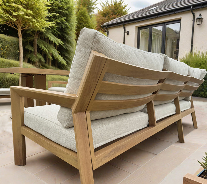 Paris Rectangular Corner Corner Casual Dining Set with Rise & Fall Table