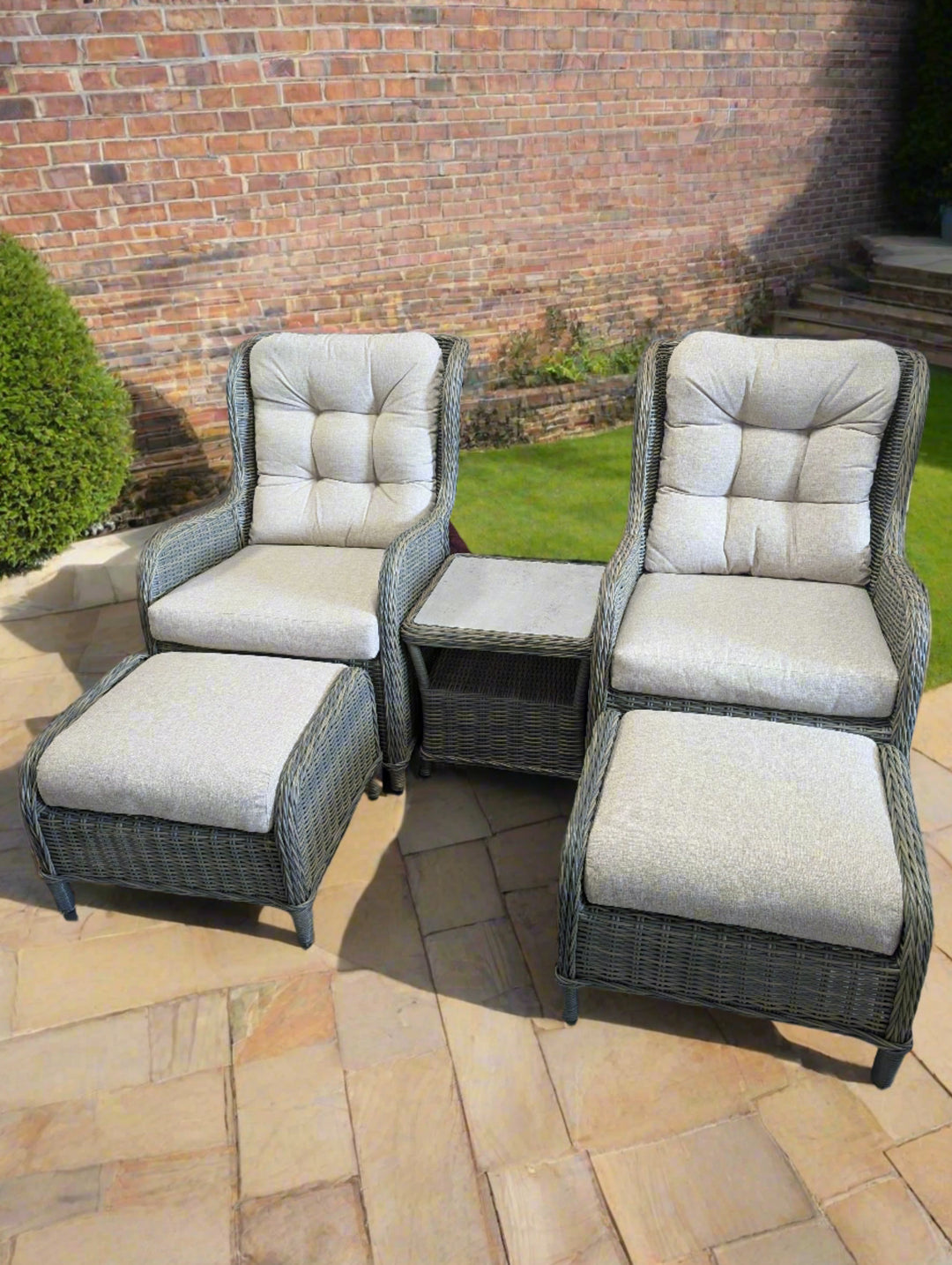 Washington Recliner Companion Set with Cream Cushions