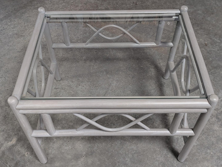Madrid Cane Suite in Grey Wash by Desser | EX DISPLAY | KENT ONLY DELIVERY
