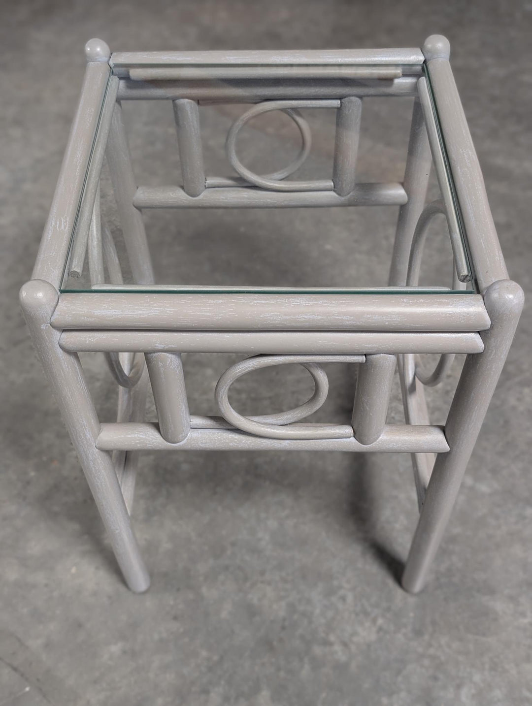 Madrid Cane Suite in Grey Wash by Desser | EX DISPLAY | KENT ONLY DELIVERY