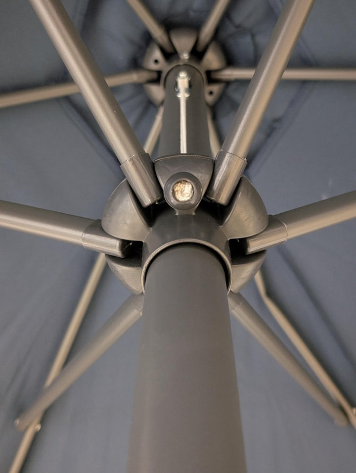 2.4m Aluminium Crank & Tilt Garden Parasol – Available in 10 Colours