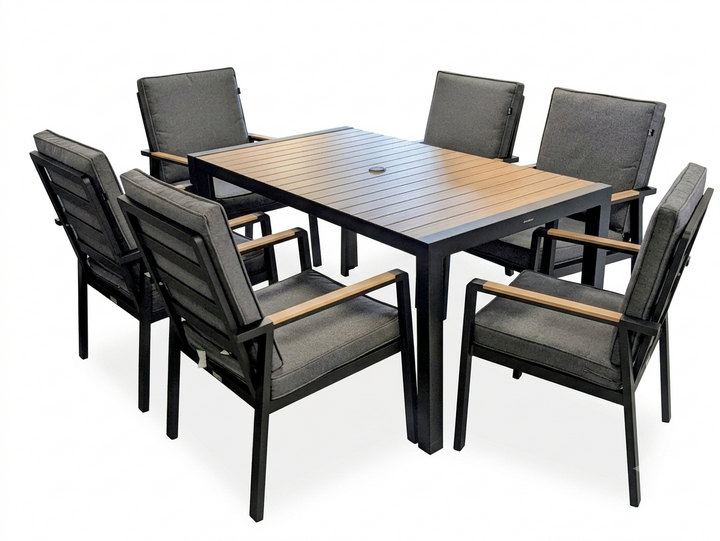 Panama-Asher 6 Seat Dining Set