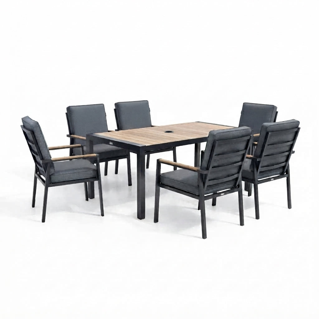 Panama-Asher Deluxe 6 Seat Dining Set