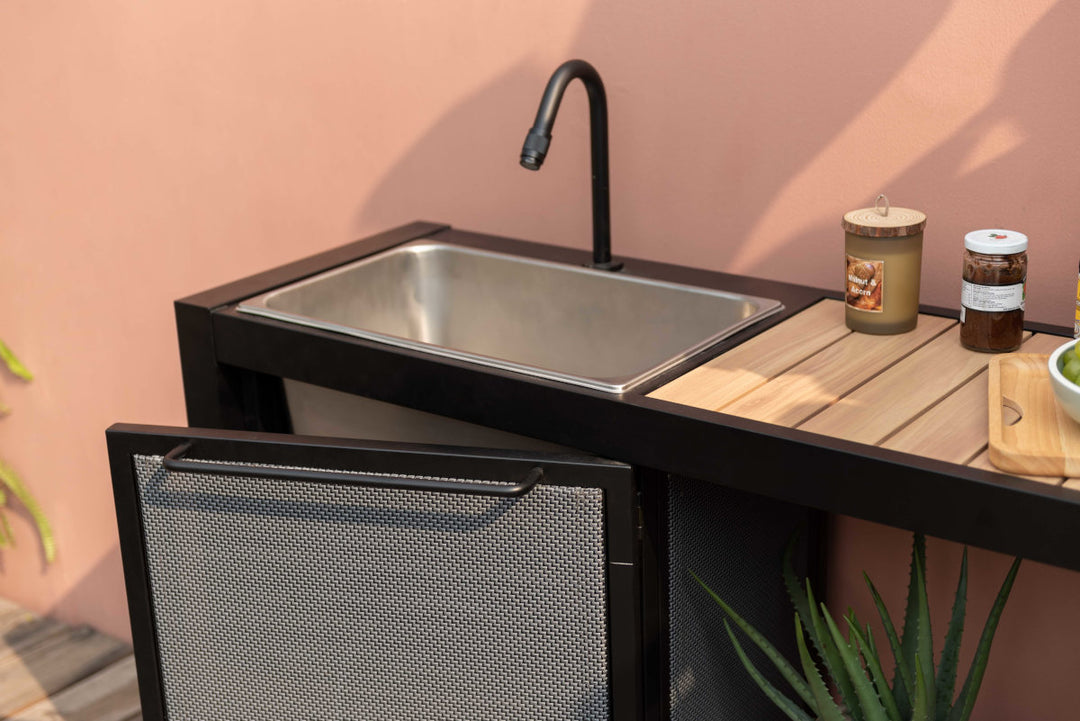Bmb Kitchen Lifestyle Garden Panama Dark Outdoor Kitchen – Hills Home and Garden