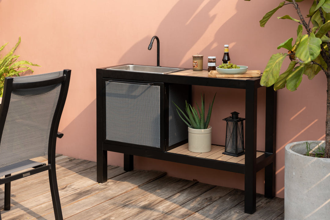 Bmb Kitchen Lifestyle Garden Panama Dark Outdoor Kitchen – Hills Home and Garden