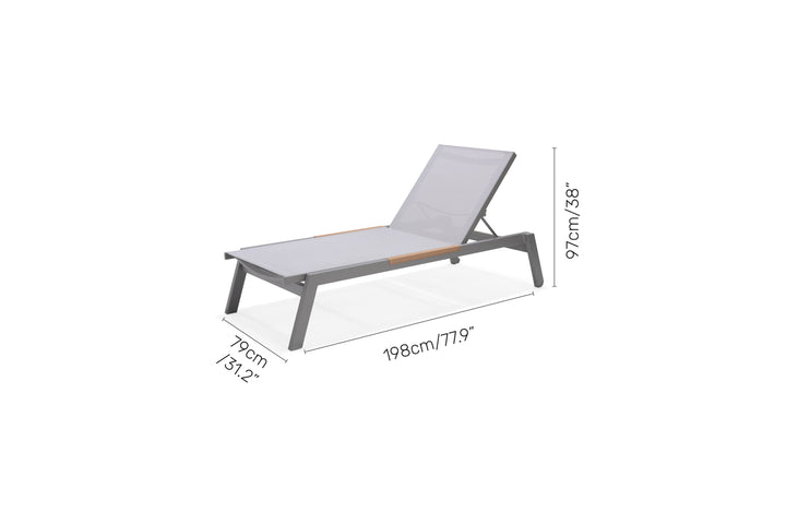 Panama Light Sun Lounger Set - Lifestyle Garden