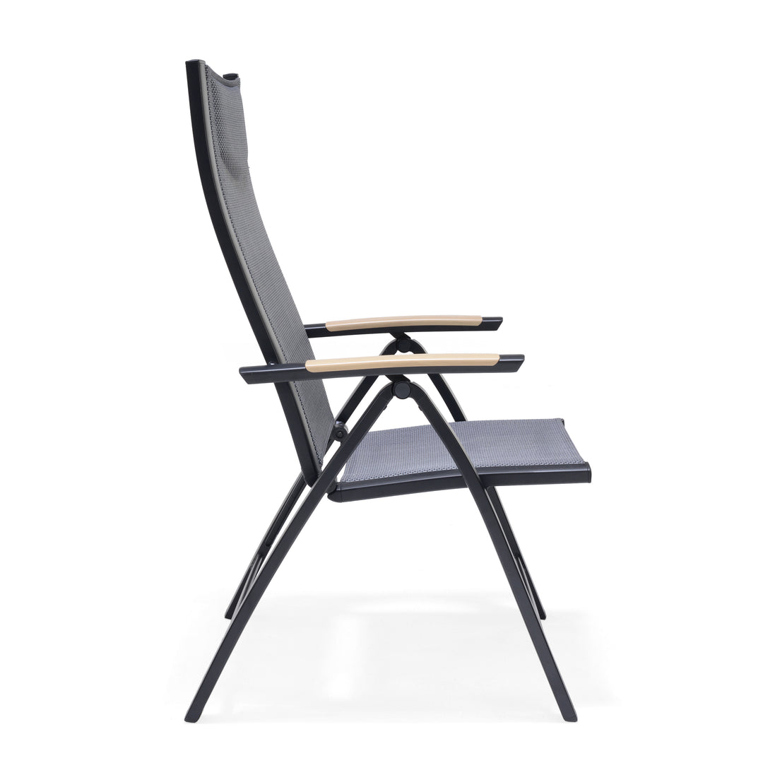 Panama Dark Reclining Bistro Set - Lifestyle Garden
