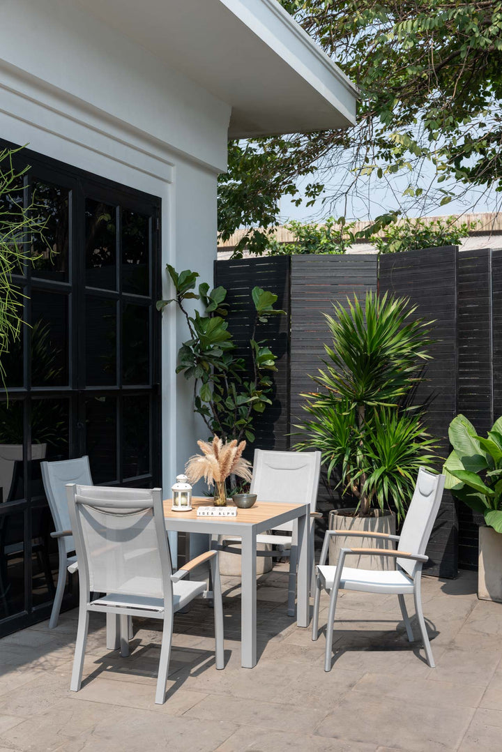 Panama Light 4 Seat Dining Set - Lifestyle Garden