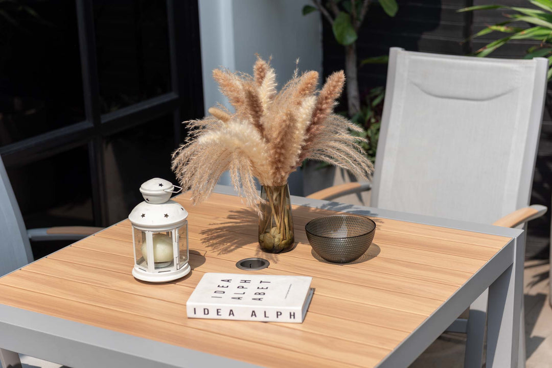 Panama Light 4 Seat Dining Set - Lifestyle Garden