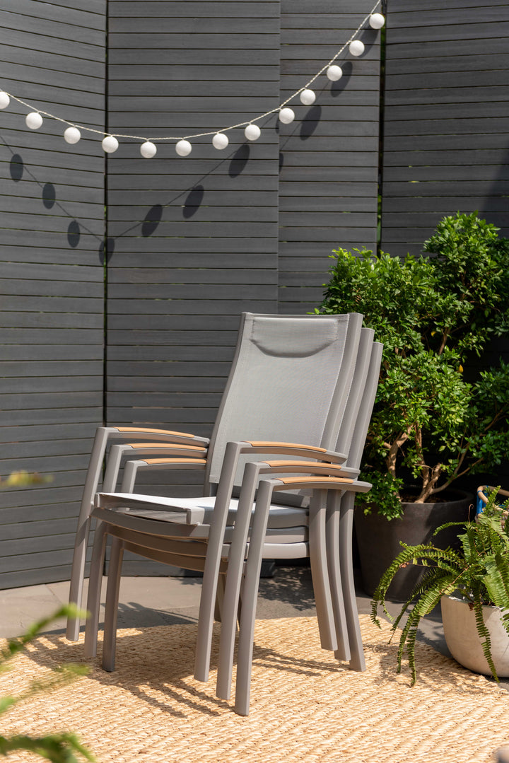 Panama Light 4 Seat Dining Set - Lifestyle Garden