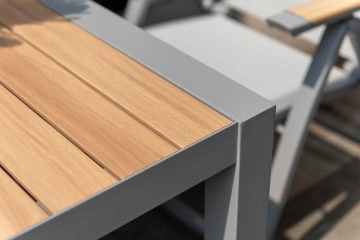 Panama Light 4 Seat Reclining Dining Set - Lifestyle Garden