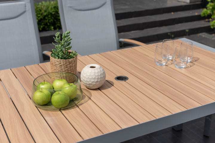 Panama Light 4 Seat Rectangular Dining Set - Lifestyle Garden