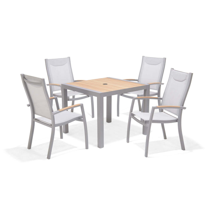 Panama Light 4 Seat Dining Set - Lifestyle Garden