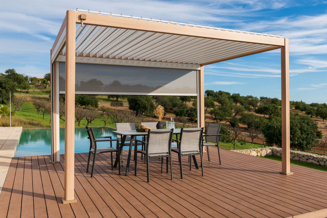 Lifestyle Garden 4m x 3m Pergola Oak & White | KENT ONLY DELIVERY