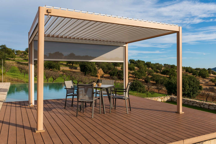 Lifestyle Garden 4m x 3m Pergola Oak & White | KENT ONLY DELIVERY