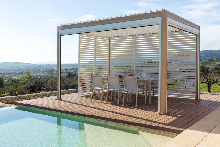 Lifestyle Garden 4m x 3m Pergola Oak & White | KENT ONLY DELIVERY