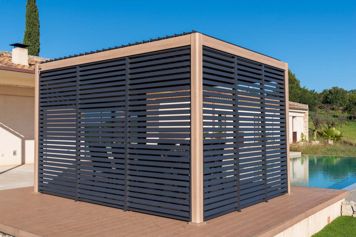 Lifestyle Garden 4m x 3m Pergola Oak & Charcoal | KENT ONLY DELIVERY