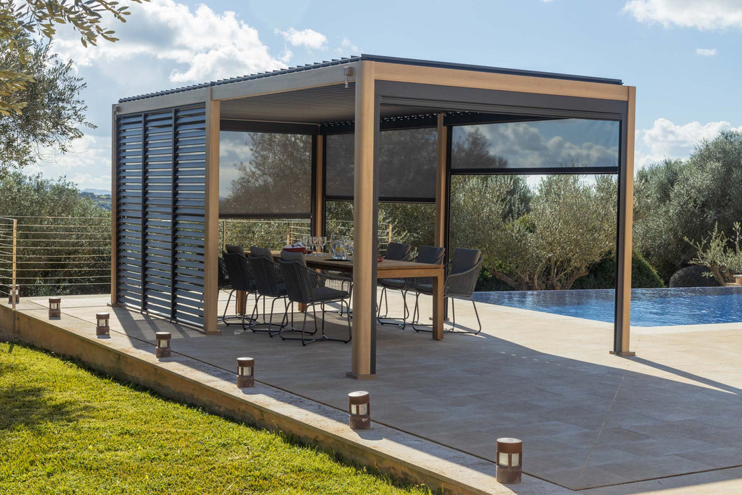 Lifestyle Garden 6x3 Pergola Oak & Charcoal | KENT ONLY DELIVERY