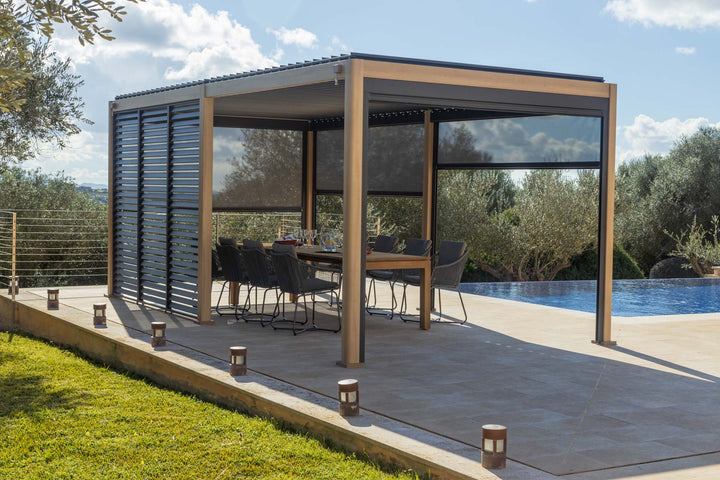Lifestyle Garden 6x3 Pergola Oak & Charcoal | KENT ONLY DELIVERY