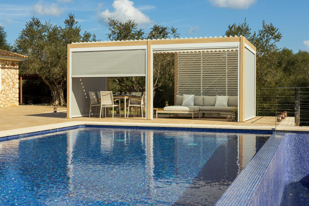 Lifestyle Garden 6x3 Pergola Oak & White | KENT ONLY DELIVERY