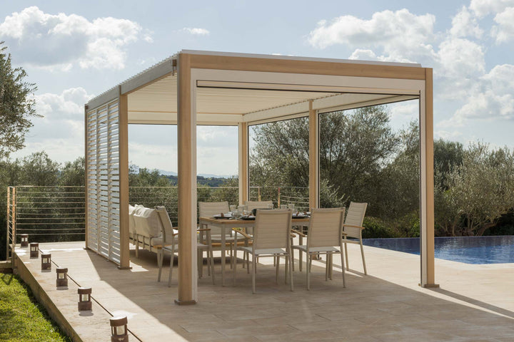 Lifestyle Garden 6x3 Pergola Oak & White | KENT ONLY DELIVERY