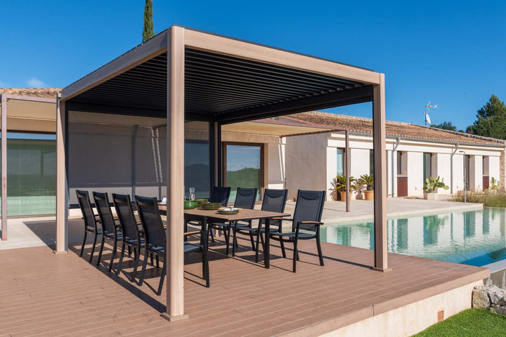 Lifestyle Garden 4m x 3m Pergola Oak & Charcoal | KENT ONLY DELIVERY