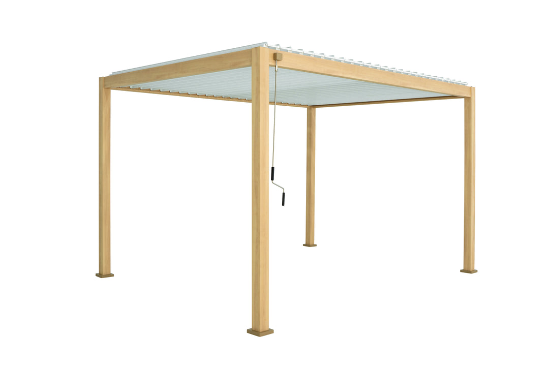 Lifestyle Garden 4m x 3m Pergola Oak & White | KENT ONLY DELIVERY