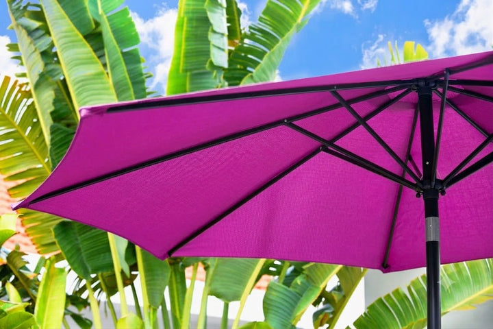 2.7m Aluminium Crank & Tilt Garden Parasol – Available in 10 Colours