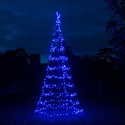 NOMA 4m Starry Nights Pole Tree with 450 Colour Changeable LEDs and App Control